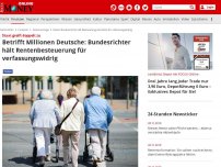 Bild zum Artikel: Egmont Kulosa - Betrifft Millionen: Bundesrichter hält Rentenbesteuerung für verfassungswidrig