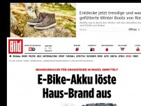 Bild zum Artikel: Brandursache ermittelt! - E-Bike-Akku löste Haus-Brand aus