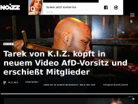 Bild zum Artikel: Tarek von K.I.Z. köpft in neuem Video AfD-Vorsitz und erschießt Mitglieder