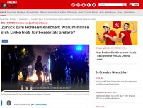 Bild zum Artikel: Die FOCUS-Kolumne von Jan Fleischhauer - Zurück zum Höhlenmenschen: Warum halten sich Linke bloß für besser als andere?