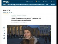 Bild zum Artikel: „Sind Sie eigentlich gewählt?“ – Lindner und Neubauer geraten aneinander
