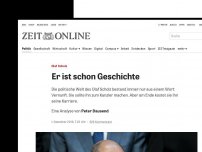 Bild zum Artikel: Olaf Scholz: Er ist schon Geschichte