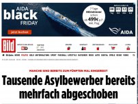 Bild zum Artikel: 5 Mal wieder eingereist - Tausende Asylbewerber bereits mehrfach abgeschoben