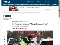 Bild zum Artikel: „Im Grenzraum ist starke Polizeipräsenz vonnöten“