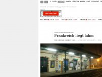 Bild zum Artikel: Streik gegen die Rentenreform legt Frankreich lahm