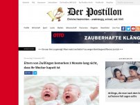 Bild zum Artikel: Eltern von Zwillingen bemerken 3 Monate lang nicht, dass ihr Wecker kaputt ist