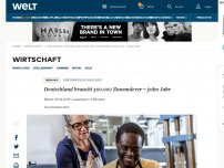 Bild zum Artikel: Deutschland braucht 500.000 Zuwanderer – jedes Jahr