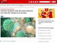 Bild zum Artikel: Länger leben, ewig jung bleiben - Forscher knacken Code des Alters: Warum wir bald alle 130 Jahre alt werden