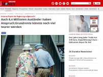 Bild zum Artikel: Internes Papier der Regierung aufgetaucht - Auch 8,4 Millionen Ausländer haben Anspruch: Grundrente könnte noch viel teurer werden