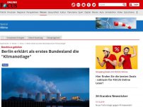 Bild zum Artikel: Beschluss gefallen - Berlin erklärt als erstes Bundesland die 'Klimanotlage'