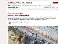 Bild zum Artikel: Vergleich nationaler Klimapolitik: Deutschland: ungenügend