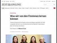 Bild zum Artikel: Gleichstellung: Was wir von den Finninnen lernen können
