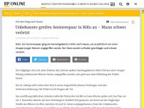 Bild zum Artikel: Auf dem Weg nach Hause: Unbekannte greifen Seniorenpaar in Köln an - Mann schwer verletzt