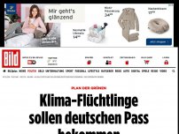 Bild zum Artikel: Plan der Grünen - Klima-Flüchtlinge sollen deutschen Pass bekommen