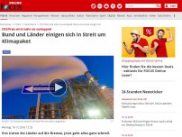 Bild zum Artikel: CO2-Preis wird mehr als verdoppelt - Bund und Länder einigen sich in Streit um Klimapaket