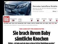 Bild zum Artikel: Baby getötet - 10 Jahre Haft für Horror-Mutter