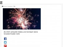 Bild zum Artikel: Ab 2020 verkaufen Edeka und Hornbach keine Silvester-Knaller mehr