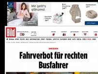 Bild zum Artikel: Wie dämlich! - Fahrverbot für rechten Busfahrer