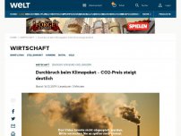 Bild zum Artikel: Durchbruch beim Klimapaket – CO2-Preis steigt deutlich