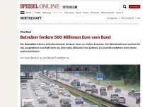 Bild zum Artikel: Pkw-Maut: Betreiber fordern 560 Millionen Euro vom Bund