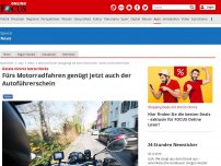 Bild zum Artikel: Gesetz nimmt letzte Hürde - Autofahrer dürfen ohne Extra-Führerschein Motorrad fahren