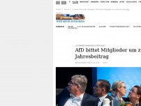 Bild zum Artikel: „Schwere finanzielle Notlage“: AfD bittet Mitglieder um zweiten Jahresbeitrag