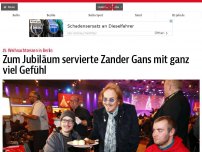 Bild zum Artikel: Zum Jubiläum servierte Zander Gans mit ganz viel Gefühl