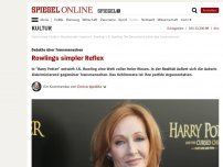 Bild zum Artikel: Debatte über Transmenschen: Rowlings simpler Reflex
