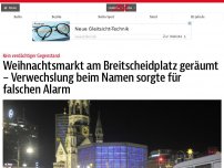 Bild zum Artikel: Breitscheidplatz geräumt – islamistische Gefährder festgenommen