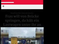 Bild zum Artikel: Lkw-Fahrer hält unter Brücke