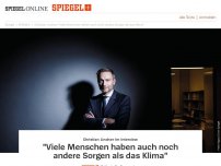 Bild zum Artikel: Christian Lindner im Interview: 'Viele Menschen haben auch noch andere Sorgen als das Klima'