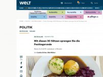 Bild zum Artikel: Mit diesen 30 Sätzen sprengen Sie die Festtagsrunde