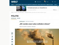 Bild zum Artikel: „Es gibt Klimaschutz nicht zum Nulltarif“