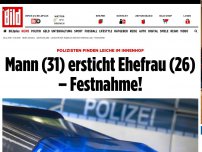 Bild zum Artikel: Leiche lag im Hof - Mann (31) ersticht Ehefrau (26) – Festnahme!