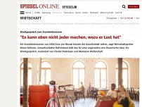 Bild zum Artikel: Streitgespräch zum Grundeinkommen: 'Es kann eben nicht jeder machen, wozu er Lust hat'