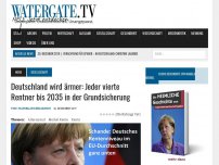 Bild zum Artikel: Deutschland wird ärmer: Jeder vierte Rentner bis 2035 in der Grundsicherung