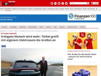 Bild zum Artikel: Prototyp vorgestellt - Erdogans Wunsch wird wahr: Türkei greift mit eigenem Elektroauto die Großen an