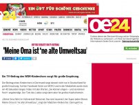 Bild zum Artikel: 'Meine Oma ist ‘ne alte Umweltsau'