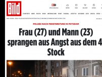 Bild zum Artikel: Aggressiver Eindringling - Frau und Mann springen aus Angst aus 4. Stock