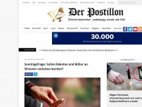 Bild zum Artikel: Sonntagsfrage: Sollen Raketen und Böller an Silvester verboten werden?