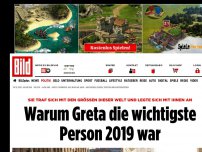 Bild zum Artikel: Was sie sagte, wen sie berührte - Warum Greta die wichtigste Person 2019 war