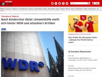 Bild zum Artikel: 'Umweltsau'-Debatte - Kinderhilfswerk: WDR-Reaktion ist 'überzogen' und für Kinder 'ziemlich blöd'