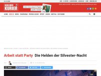 Bild zum Artikel: Arbeit statt Party: Die Helden der Silvester-Nacht