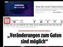 Bild zum Artikel: Merkels Neujahrsansprache - „Veränderungen zum Guten sind möglich“