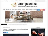 Bild zum Artikel: Mann wirft Feuerzeug gerade noch rechtzeitig weg, bevor Böller explodiert