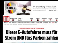 Bild zum Artikel: Abzocke! - E-Autofahrer muss für Strom UND fürs Parken zahlen