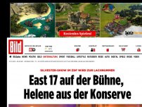 Bild zum Artikel: Silvester-Show im ZDF - East 17 auf der Bühne, Helene aus der Konserve