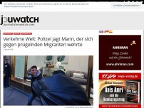 Bild zum Artikel: Verkehrte Welt: Polizei jagt Mann, der sich gegen prügelnden Migranten wehrte