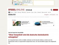 Bild zum Artikel: Chef der Deutschen Umwelthilfe: 'Ohne Tempolimit wird die deutsche Autoindustrie untergehen'