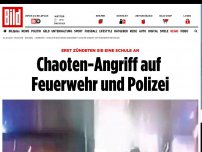 Bild zum Artikel: Zündeten auch eine Schule an - Chaoten-Angriff auf Feuerwehr und Polizei